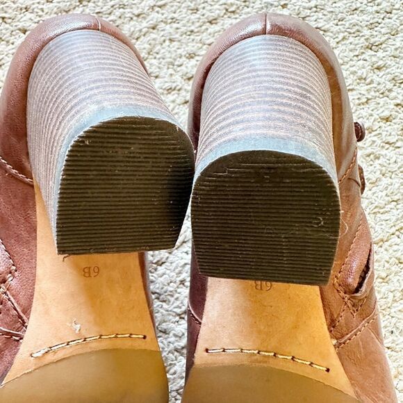 Cole Haan Grand OS Cassidy Leather Ankle Boots Buckle Sequoia Size 6 - Picture 8 of 14